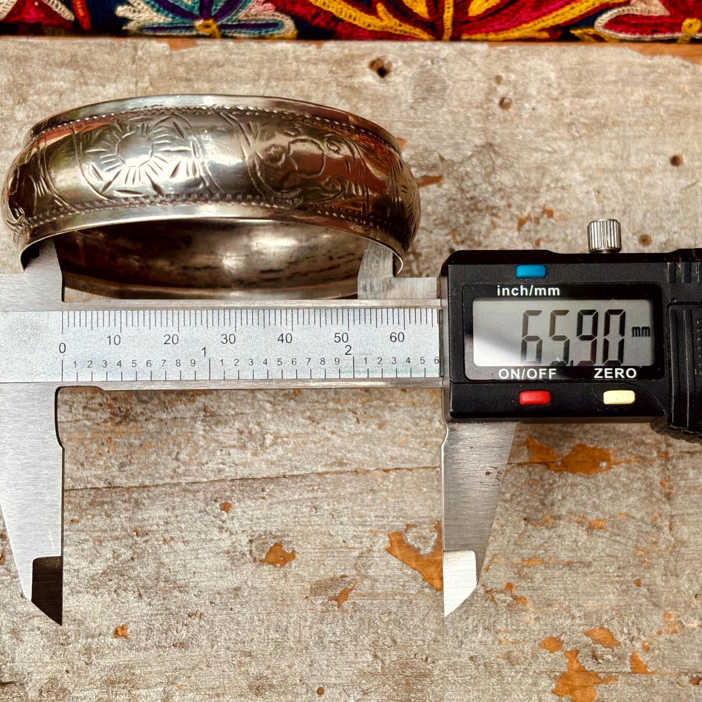 Bracelet argent Berbère ancien - Bijou Amazigh vintage du Maroc