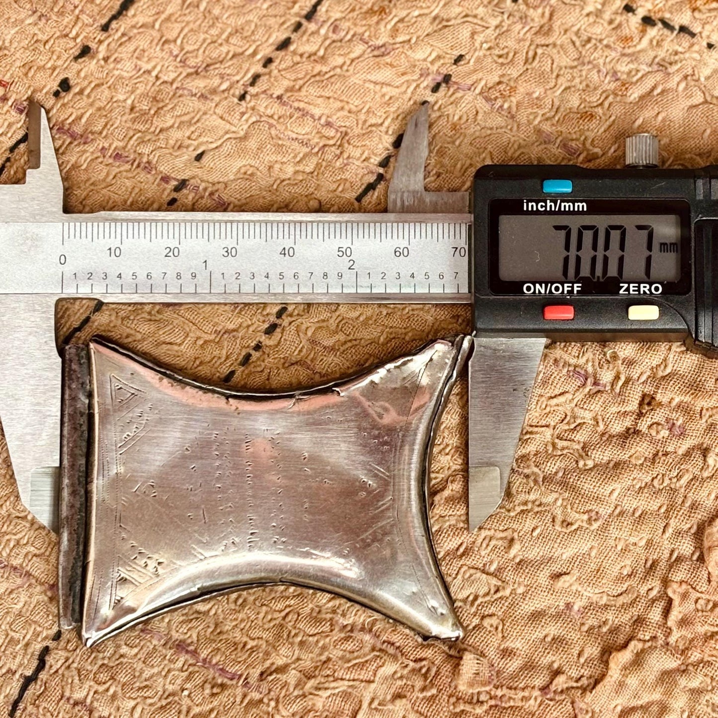 Alter Touareg Anhänger Silber Tcherot - Amulett Sahara Berber Afrika