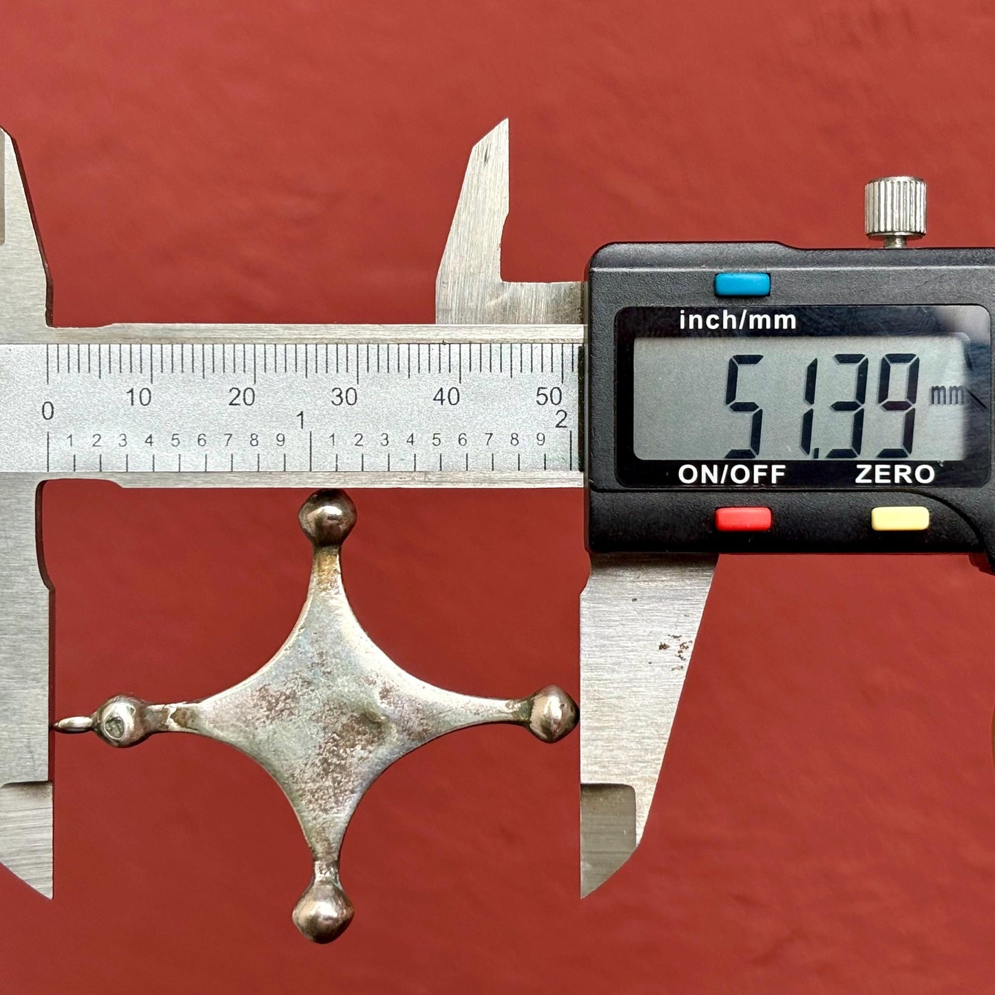 Cruz del Sur de plata, Cruz de Agadez bereber tuareg de Marruecos, Sahara, Joya étnica tribal árabe oriental, Magreb, Amuleto de protección, Regalo.