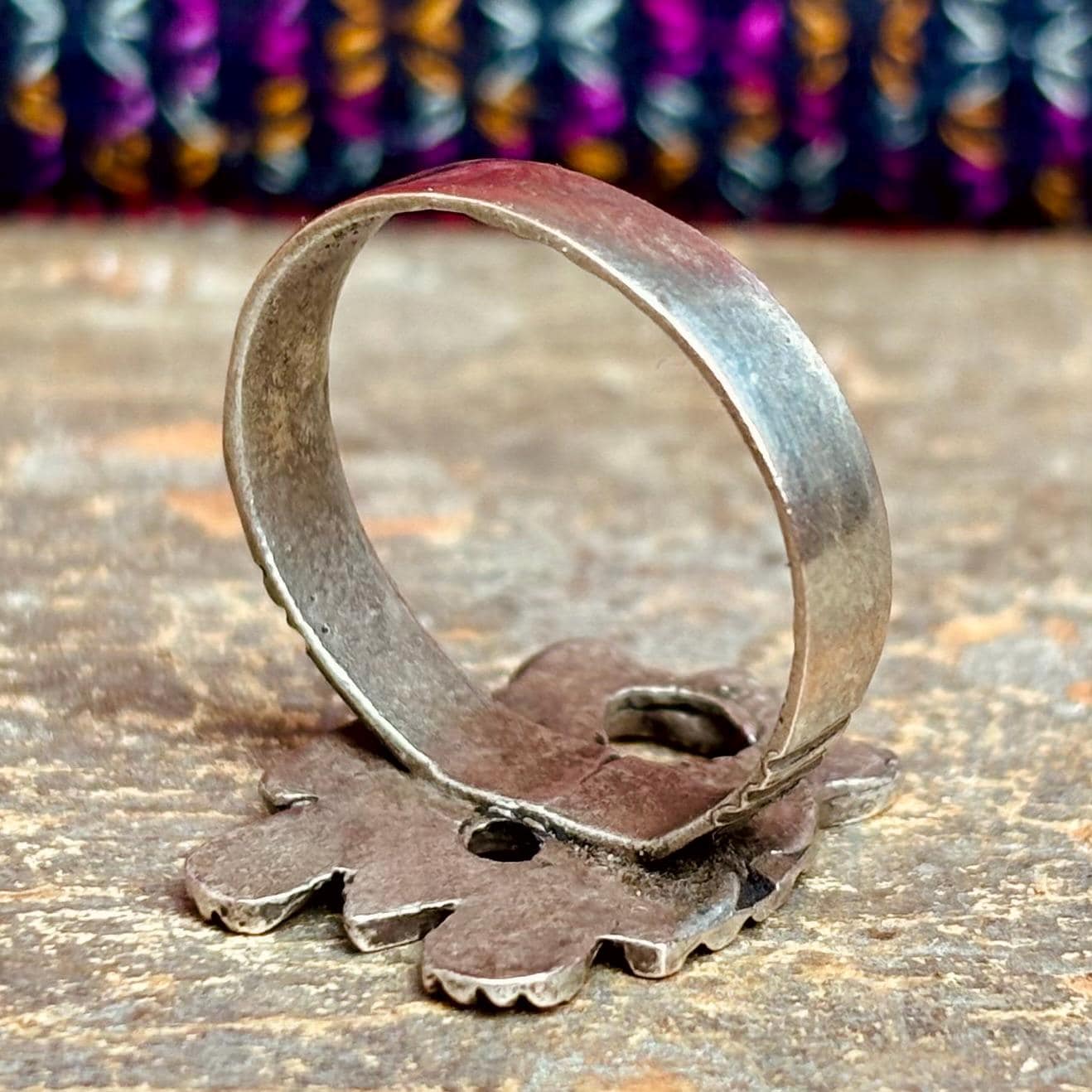 Bague Berbère ancienne aux oiseaux - Symbole de fertilité et protection