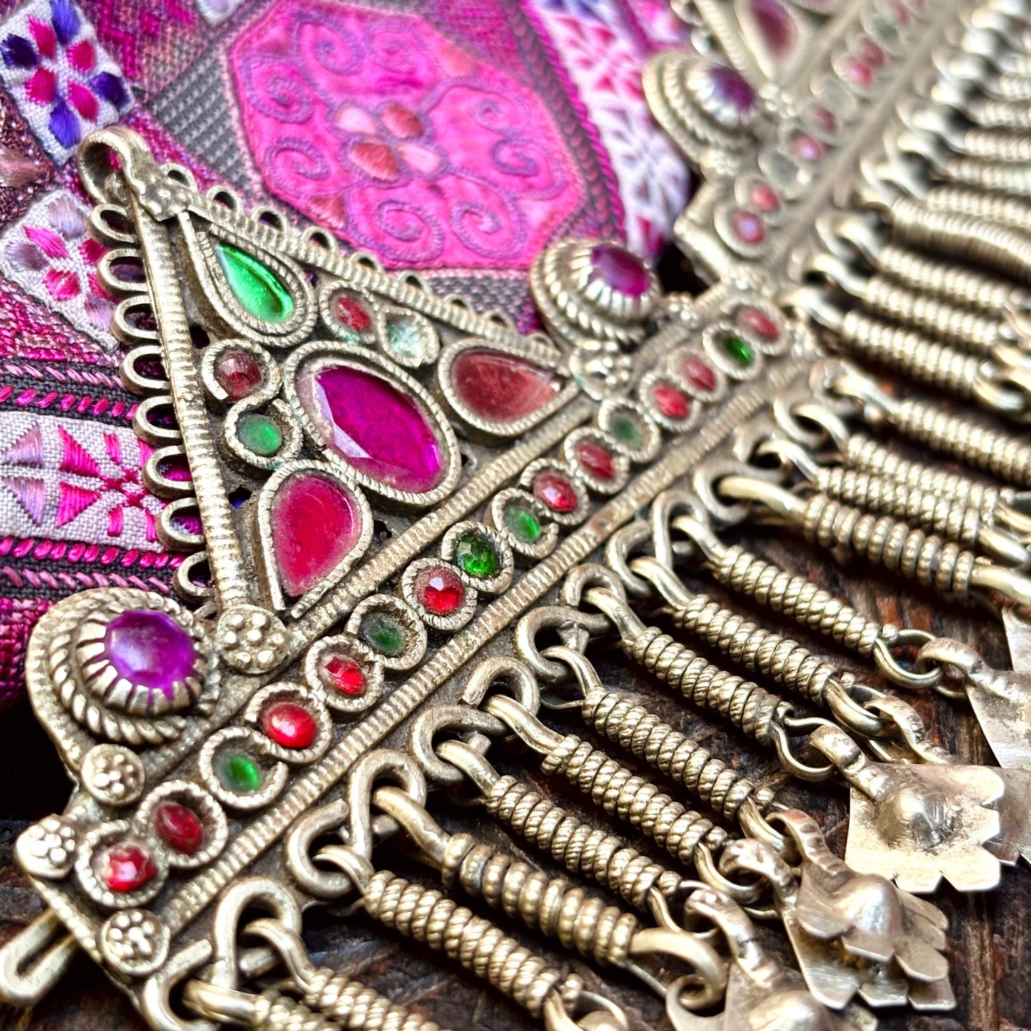 Barrette cheveux ancienne, Bijou ethnique tribal Kuchi nomades Afghans, bijou asiatique oriental boho, Danse orientale tribal fusion, Cadeau