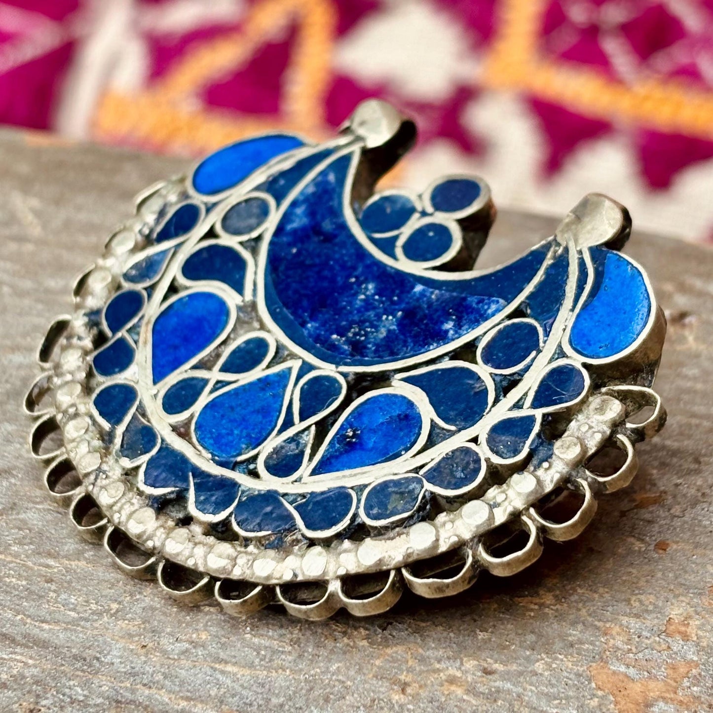 Pendentif breloque orientale, bijou tribal, danse orientale, bijou ethnique, pendentif vintage, collier afghan, bijou gypsy boho festival