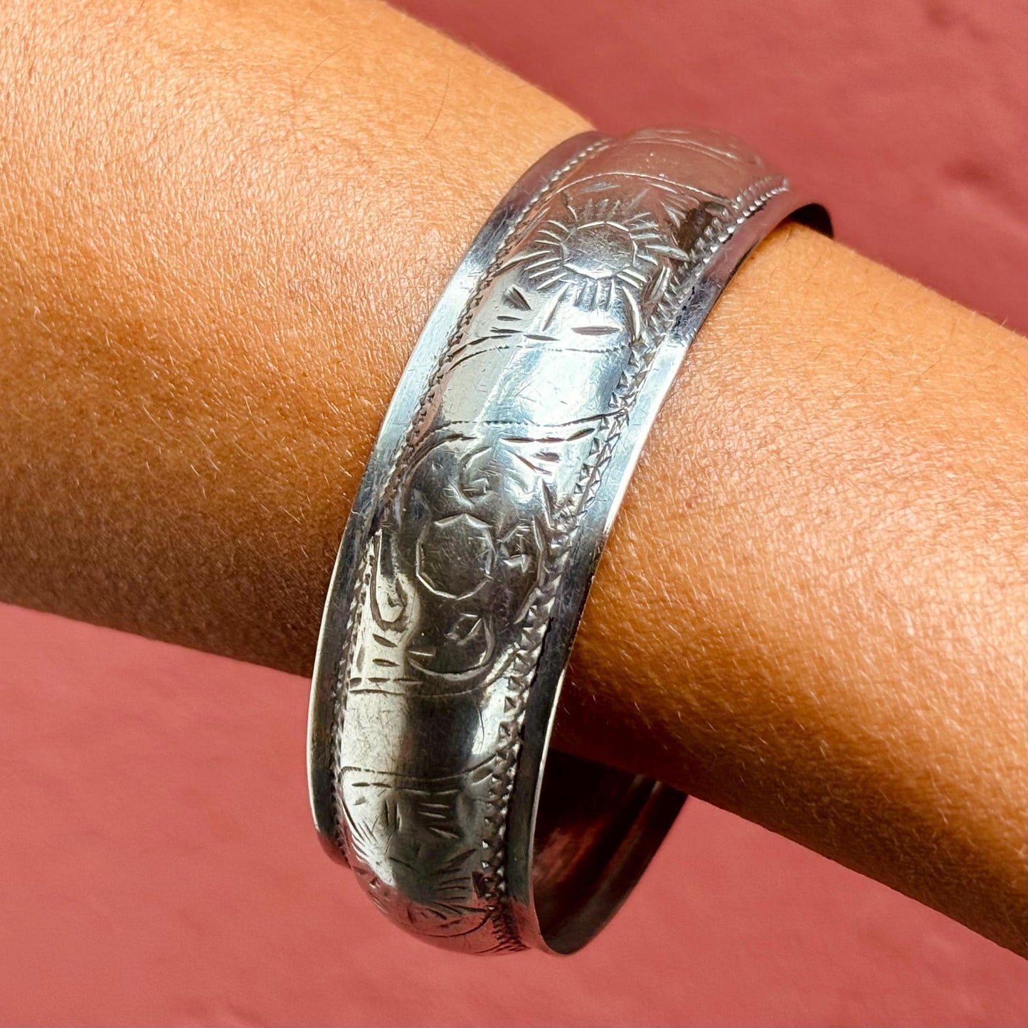 Bracelet argent Berbère ancien - Bijou Amazigh vintage du Maroc