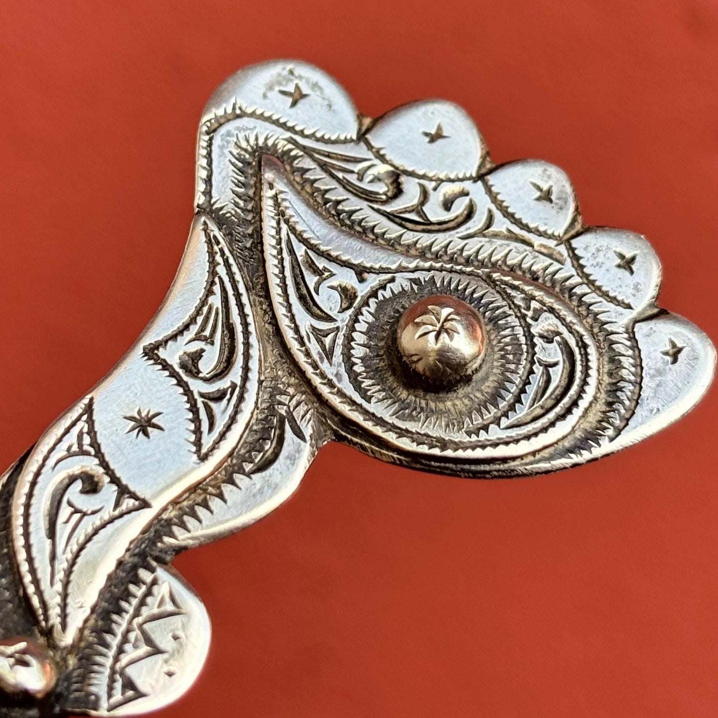 Œil & Pied, Amulette protection mauvais œil en argent, Pendentif Berbère vintage Maghreb Maroc, Bijou tribal ethnique artisanat, Cadeau