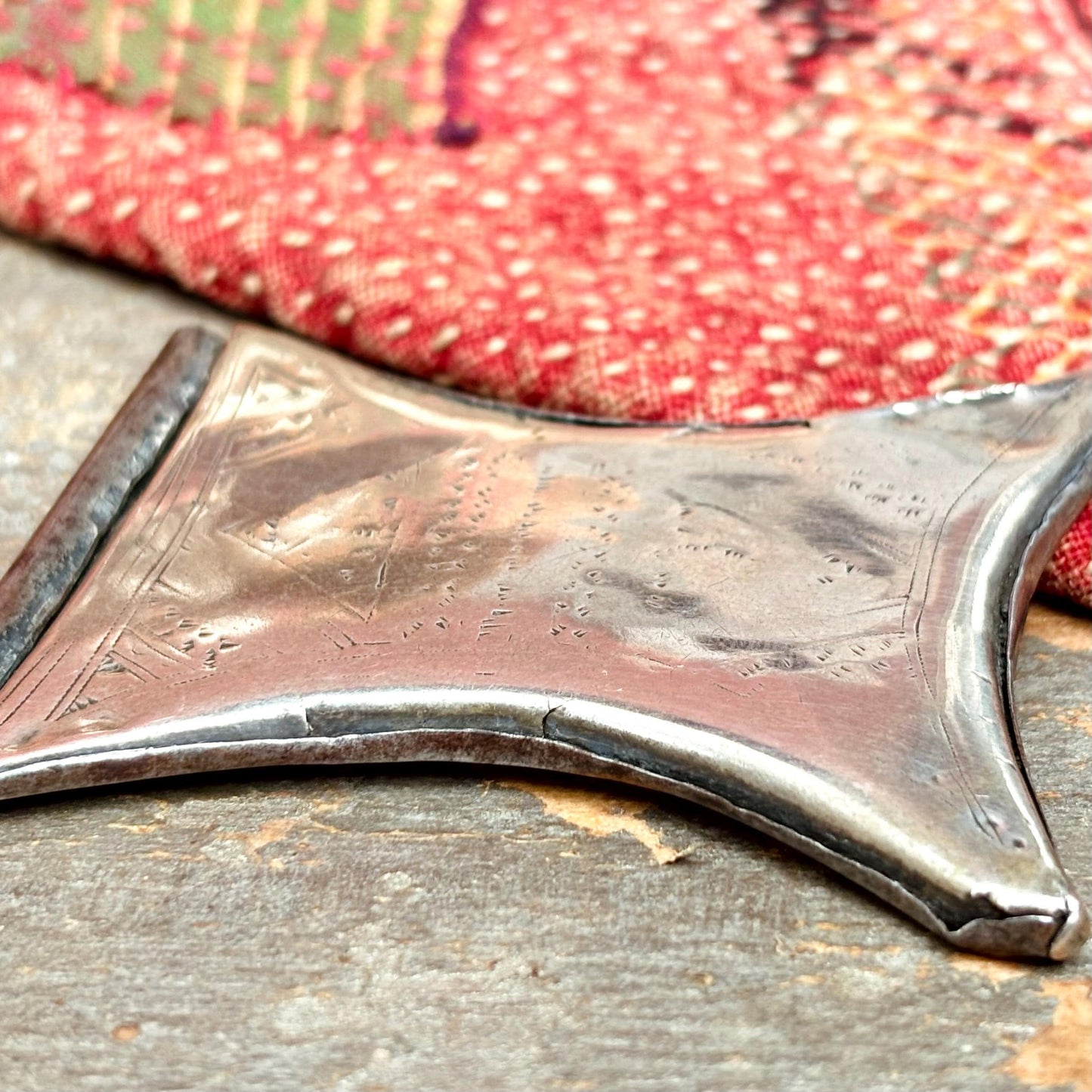 Alter Touareg Anhänger Silber Tcherot - Amulett Sahara Berber Afrika