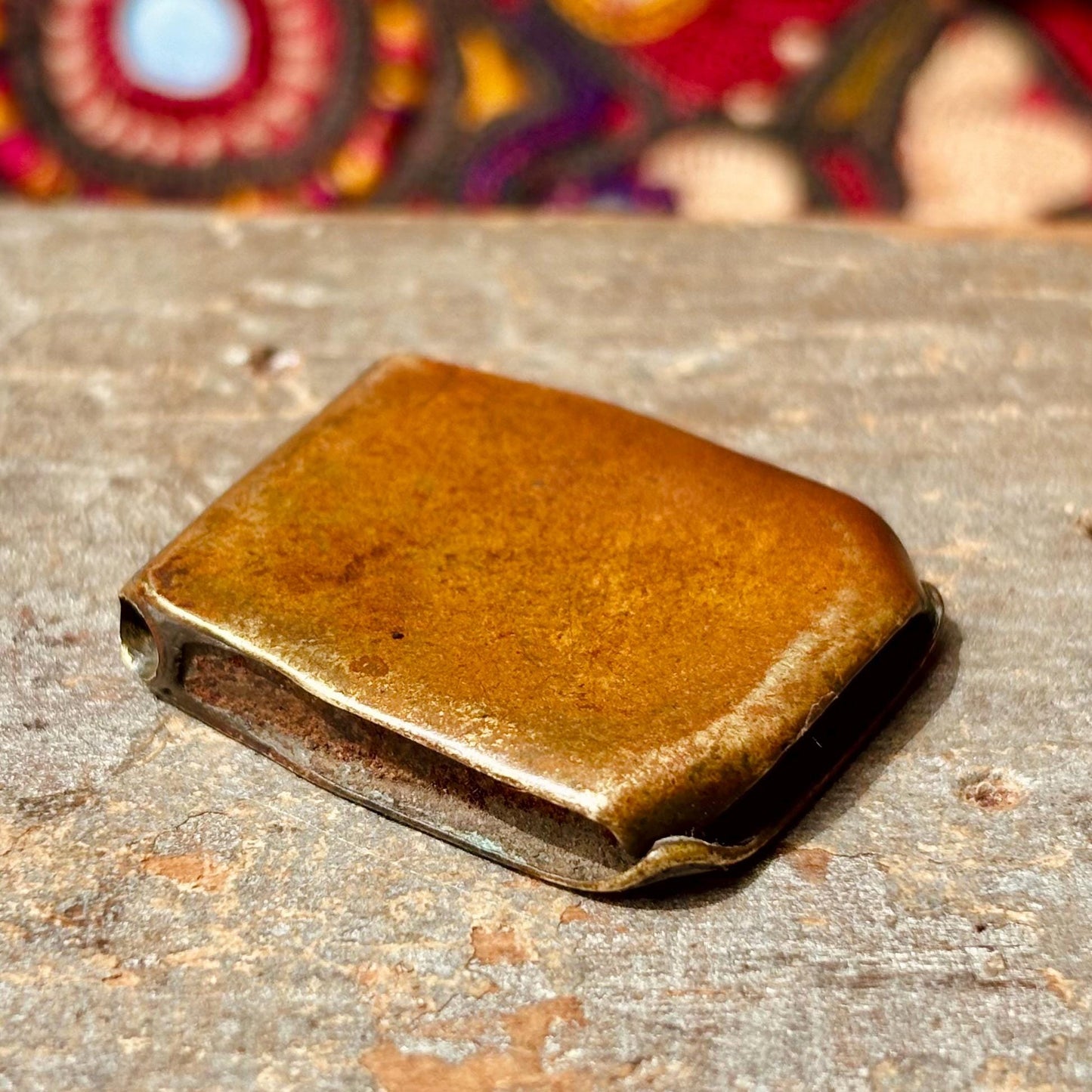 Pendentif amulette Berbère argent niellé - Talisman ancien kitab du Maroc
