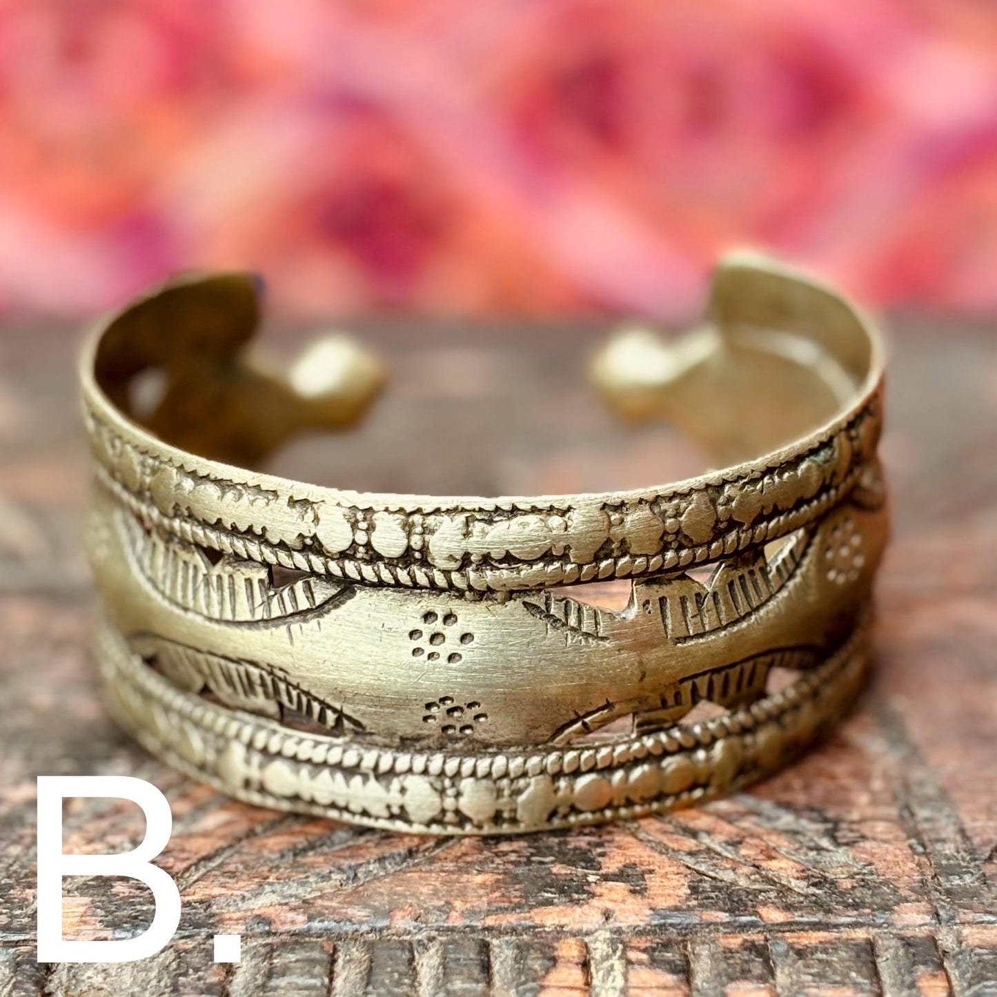 Bracelet tribal boho afghan au choix - Bracelet manchette métal ethnique ancien tribu kuchi vintage