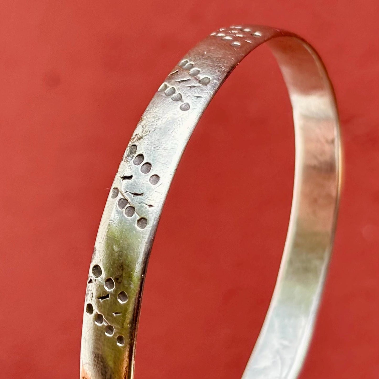 Bracelet berbère argent Maroc ancien - Bijou ethnique tribal vintage authentique