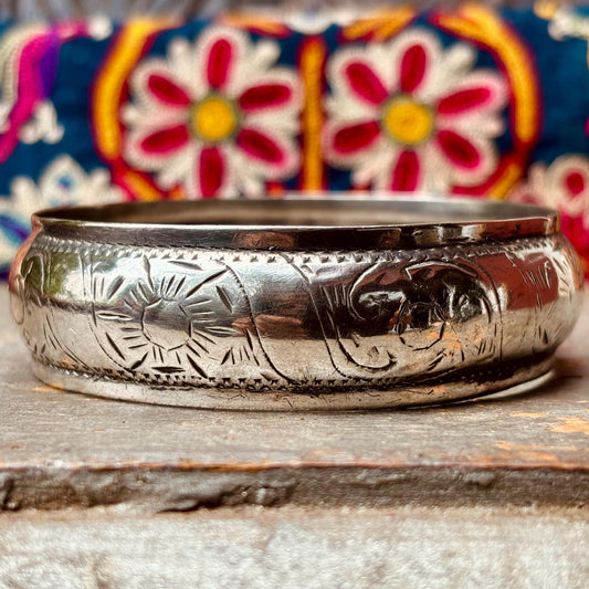 Bracelet argent Berbère ancien - Bijou Amazigh vintage du Maroc