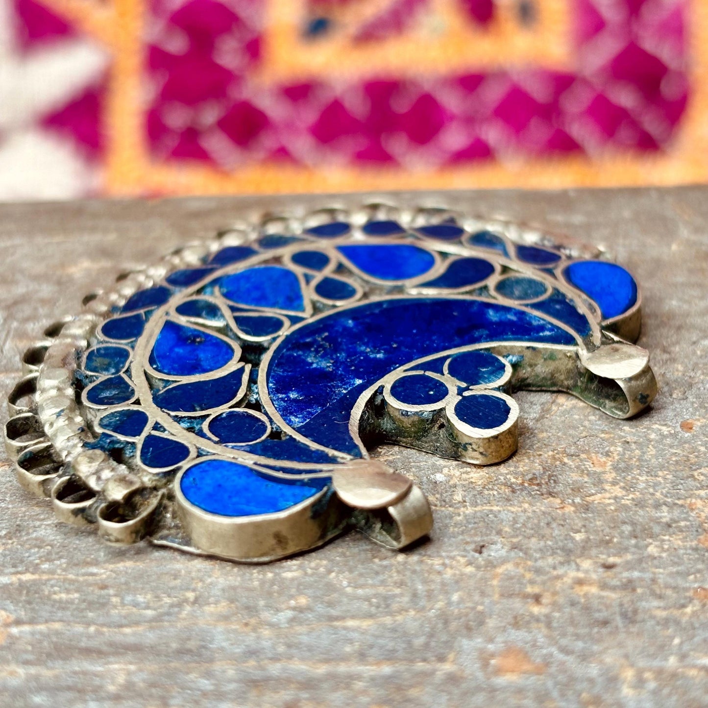 Pendentif breloque orientale, bijou tribal, danse orientale, bijou ethnique, pendentif vintage, collier afghan, bijou gypsy boho festival