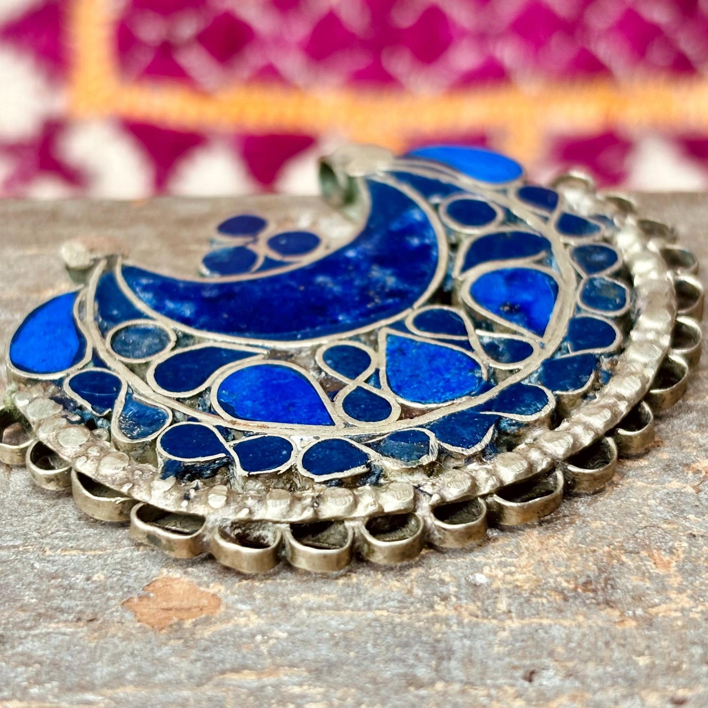 Pendentif breloque orientale, bijou tribal, danse orientale, bijou ethnique, pendentif vintage, collier afghan, bijou gypsy boho festival