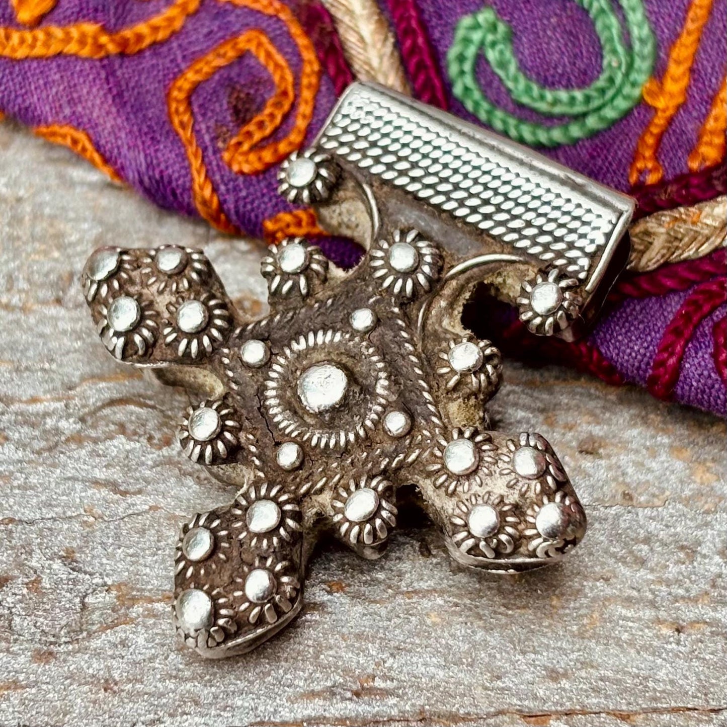 Croix du Sud argent - Croix de Boghdad Berbère Touareg du Maroc